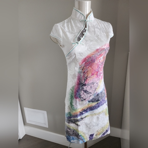 Chinese Traditional QiPao, short length - Picture 1 of 10